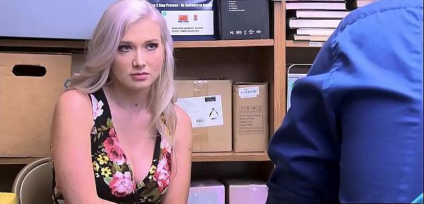  Busty blonde suspect fucked her way out of trouble